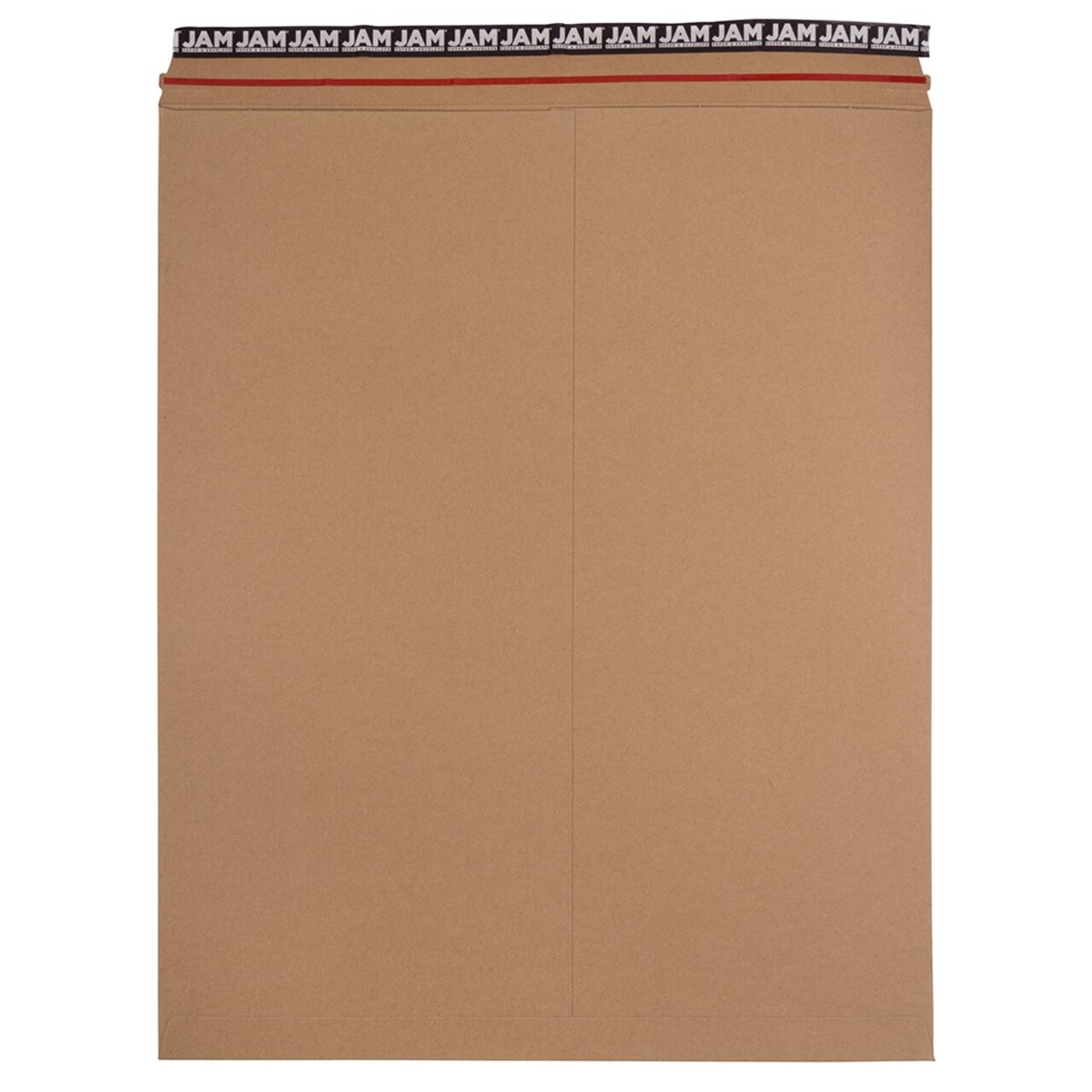 JAM Paper 17" x 21" Brown Kraft Flat Photo Mailer Peel & Seal Closure Envelopes, 6ct.